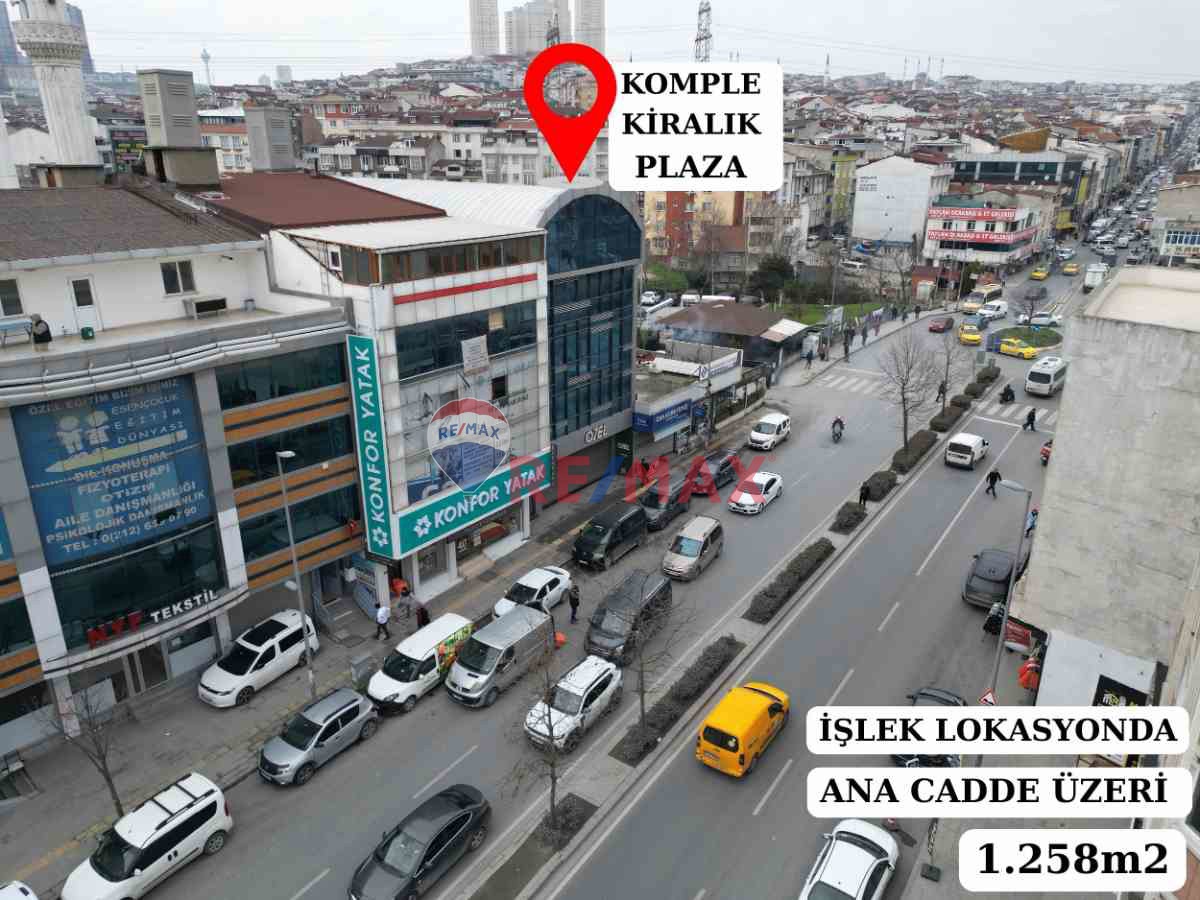 PRESTIJLI KONUMDA İÇ MIMAR DOKUNUŞLU KIRALIK KOMPLE PLAZA