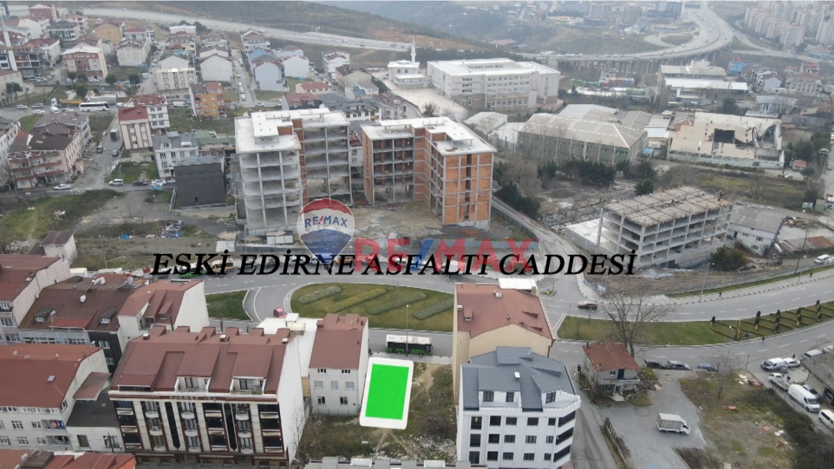 A.KÖY MERKEZ'DE ESKI EDIRNE ASFALTI CADDESI'NE CEPHE 176 M2
