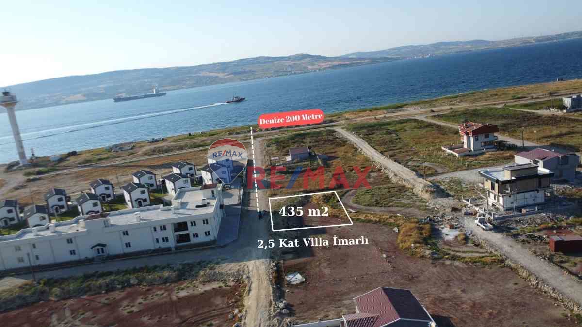LAPSEKI UMURBEYDE %25 2,5 KAT VILLA İMARLI 435 M2 SATILIK ARSA