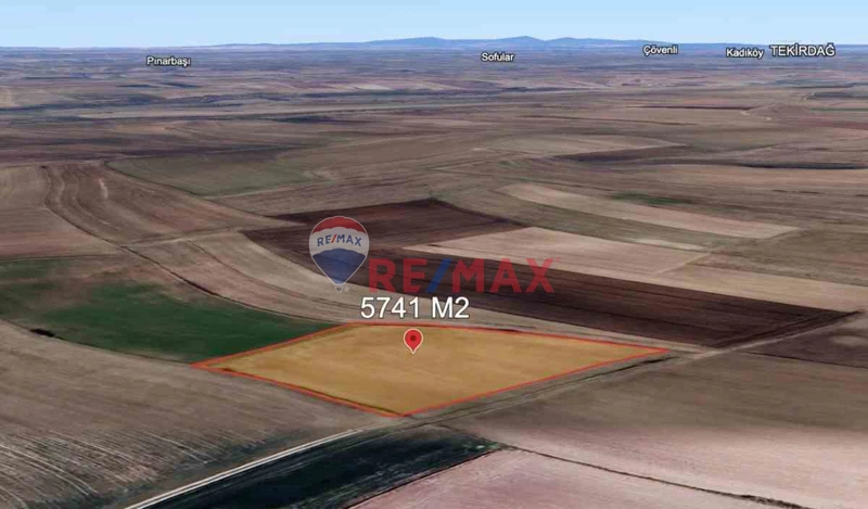 REMAX BEYAZ TEKİRDAĞ ERGENE AHİMEHMET'TE SATILIK TARLA