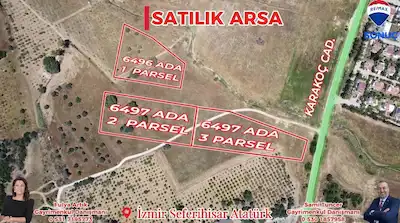 SEFERİHİSAR DOĞANBEY 8.323 M²TERMAL SUYU OLAN TURİZM TİCARİ ARSA