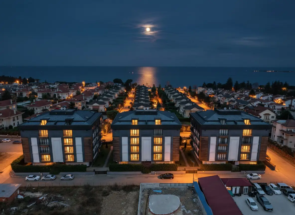DENİZE 200M KAŞÜSTÜ MÜRTEZAOĞLU EVLERİ SATILIK 6+2 DUBLEKS DAİRE