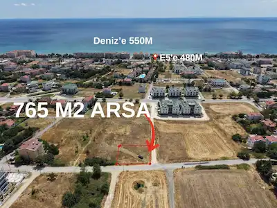 DENİZ MANZARALI KONUT İMARLI KÖŞE PARSEL SATILIK ARSA