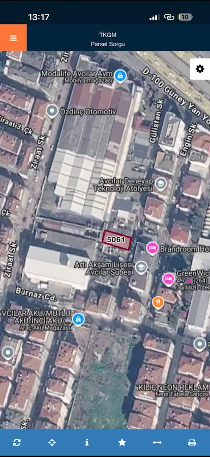 AVCILAR'DA E-5'E YAKIN 224 M² 3 KAT İMARLI TİCARİ SATILIK ARSA