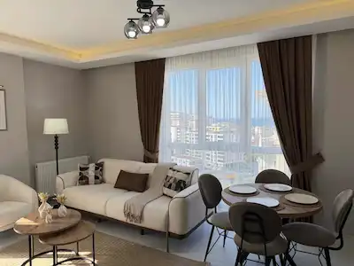 ATAKUM’DA ÖNÜ KAPANMAZ FULL DENİZ MANZARALI | GENİŞ 1+1 |