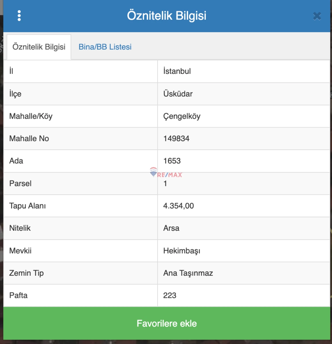 ÜSKÜDAR ÇENGELKÖYDE YATIRIMA UYGUN İMARLI SATILIK 102 M2 ARSA