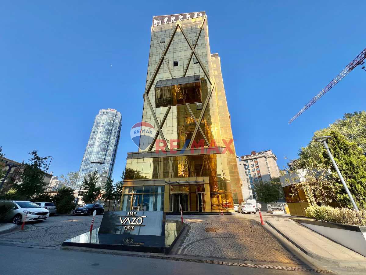 DAP VAZO KULE C BLOK'TA PRESTİJLİ BÜYÜK TİP 1+0 KİRALIK OFİS&BÜRO