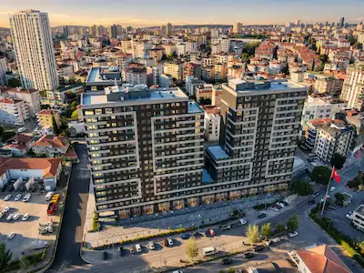 NK TAMDRAGOS İSKANLI SIFIR 8.KAT 138M² TERASLI 4+1 ADA MANZARALI
