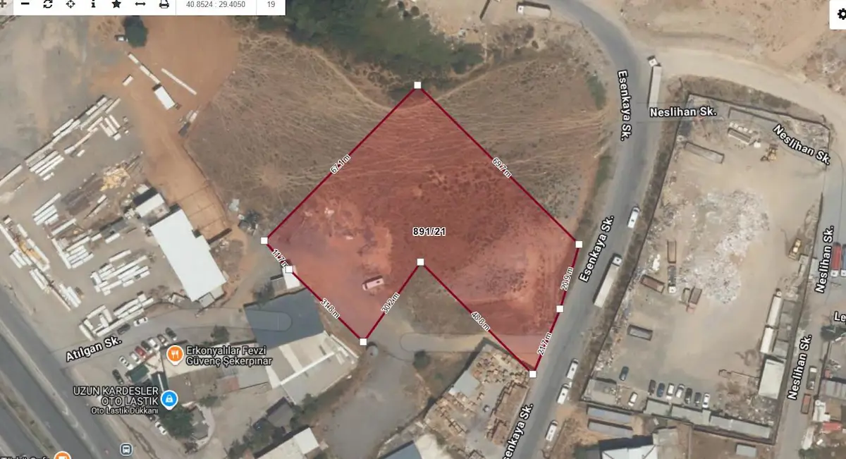 ÇAYIOROVA ŞEKERPINAR DA ANA CADDE SATILIK 4,289 M2 TİCARİ ARSA