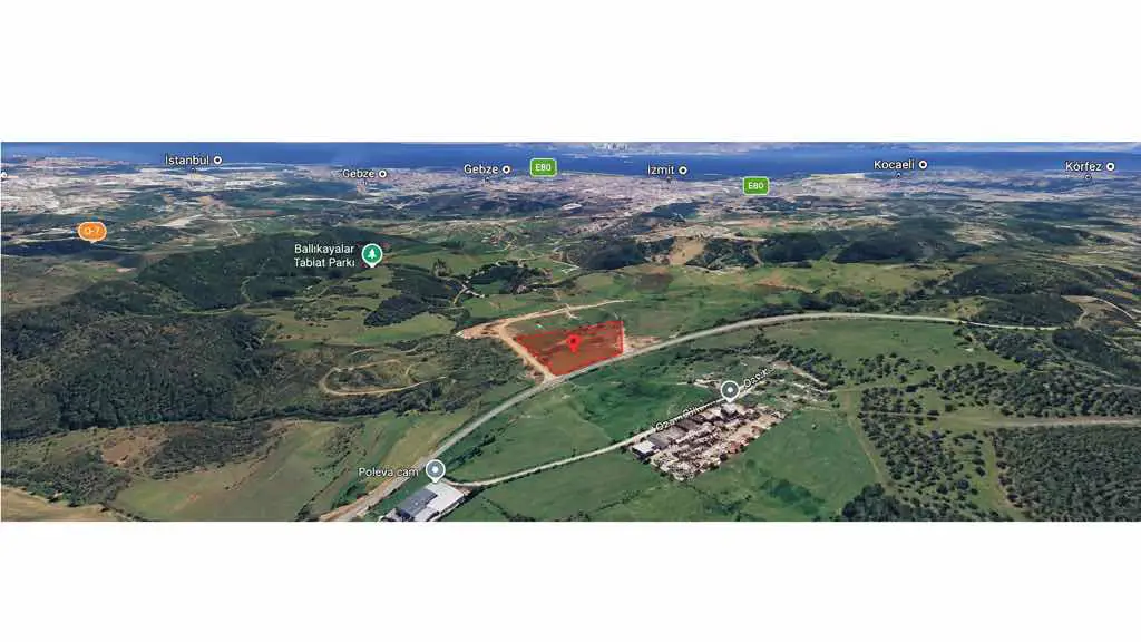 GEBZE PELİTLİ’DE 7.195,27 M² FUAR VE ETKİNLİK ALANI İMARLI SATILIK