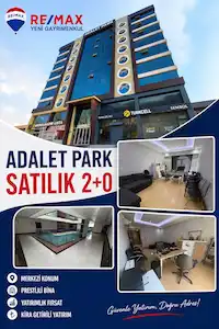 ONİKİŞUBAT ÜNGÜT’TE KİRACILI, KREDİYE UYGUN 110 M² MODERN OFİS (2020 BİNA)