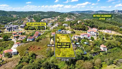 ACARKENT YAKINI 4 VILLALIK DOĞA MANZARALI ARSA
