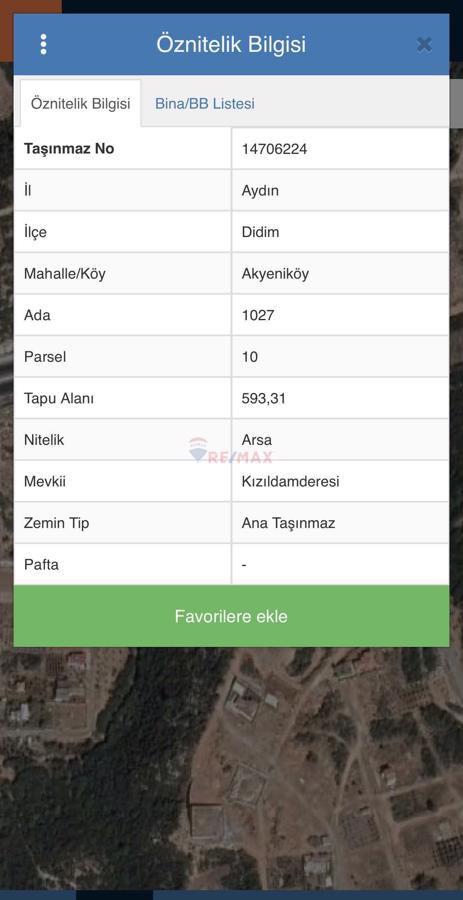 Didim Seyrantepe’de  İmarlı Arsa