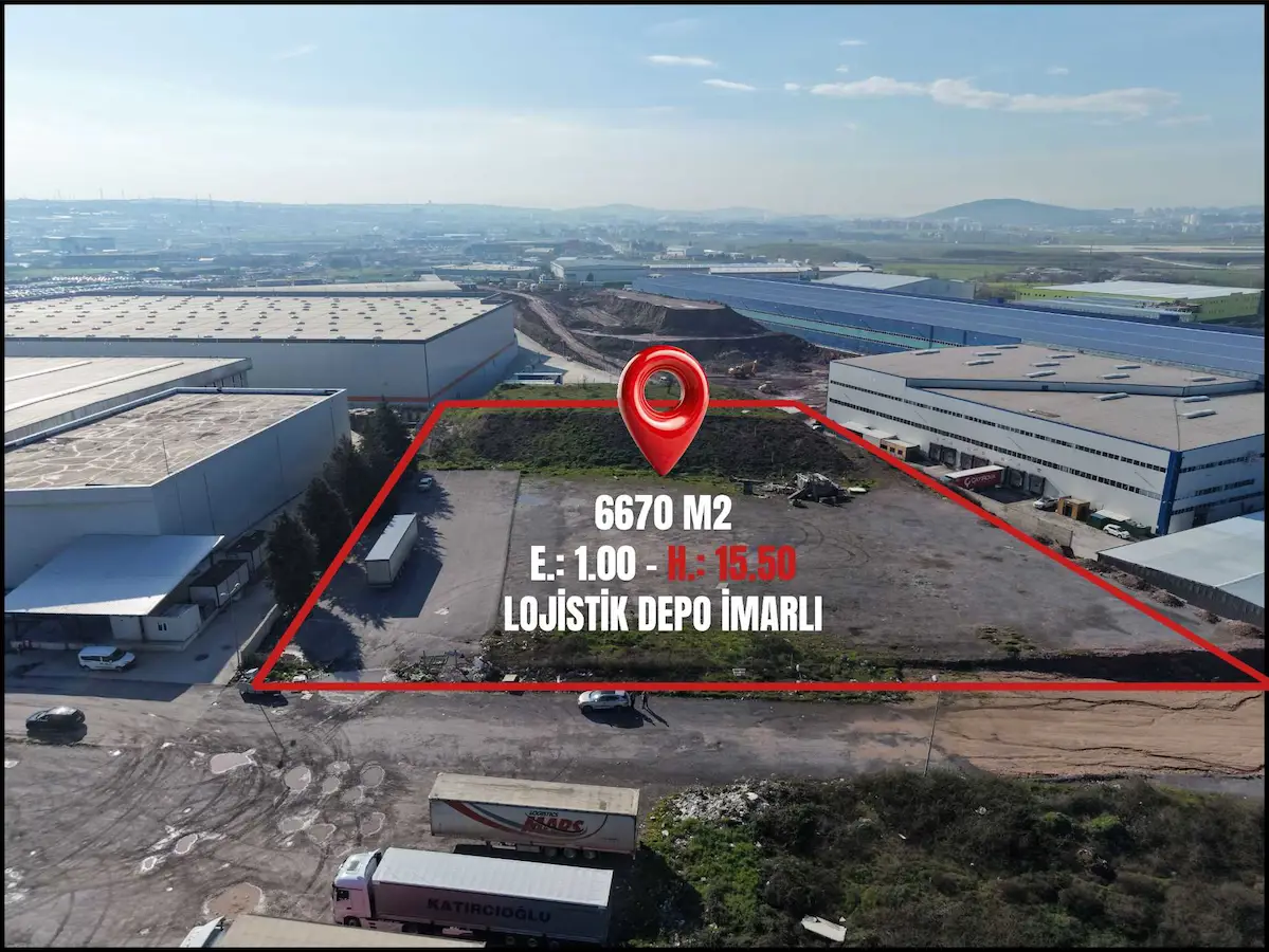 TUZLA ORHANLI MH - OSB BÖLGESINDE LOJISTIK DEPO IMARLI ARSA