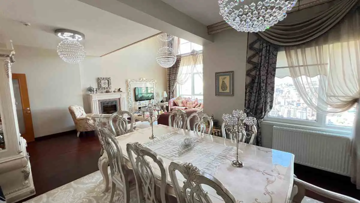 FİNANSKENT'İN EN ÖZEL LUX TERASLI 5+1 ODALI LOFT DUBLEX DAİRESİ