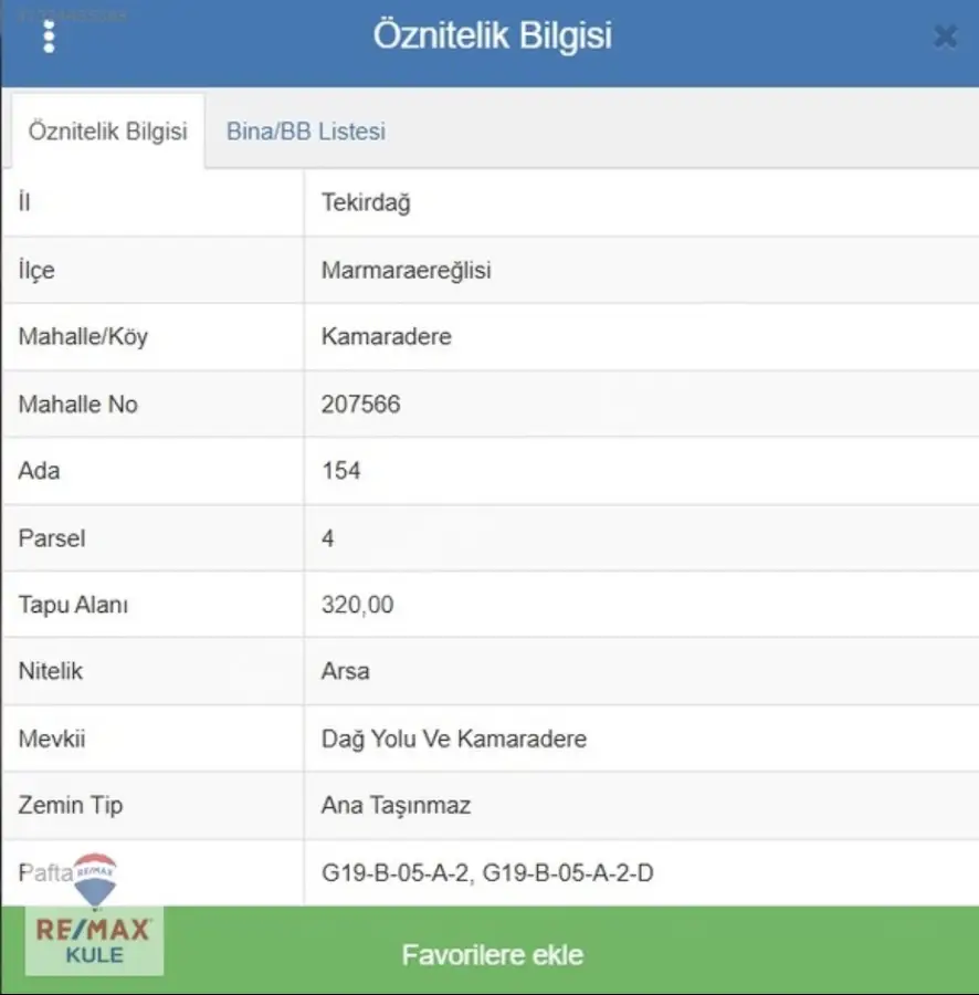 TEKİRDAĞ MARMARAEREĞLİSİ’NDE VİLLA İMARLI, KREDİYE UYGUN SATILIK ARSA (PARSEL 4)