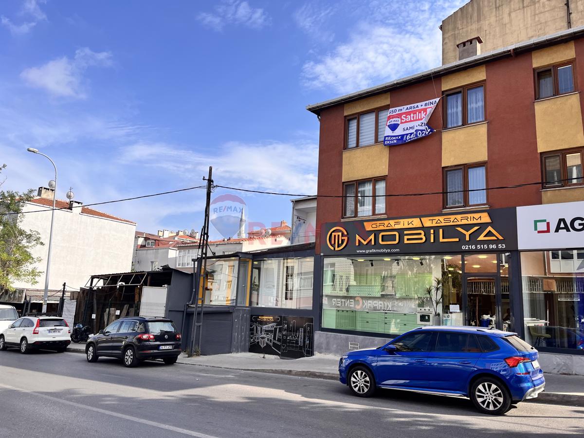 ÜMRANİYE NATOYOLU CADDESİNDE SATILIK  BİNA + 650 M2 ARSA 
