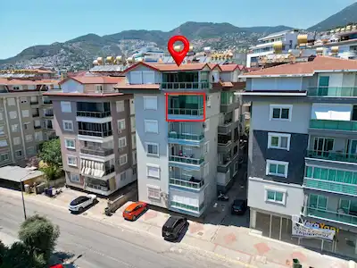 ALANYA ADLIYESI YAKININDA LUKS 3+1 GENIS DAIRE