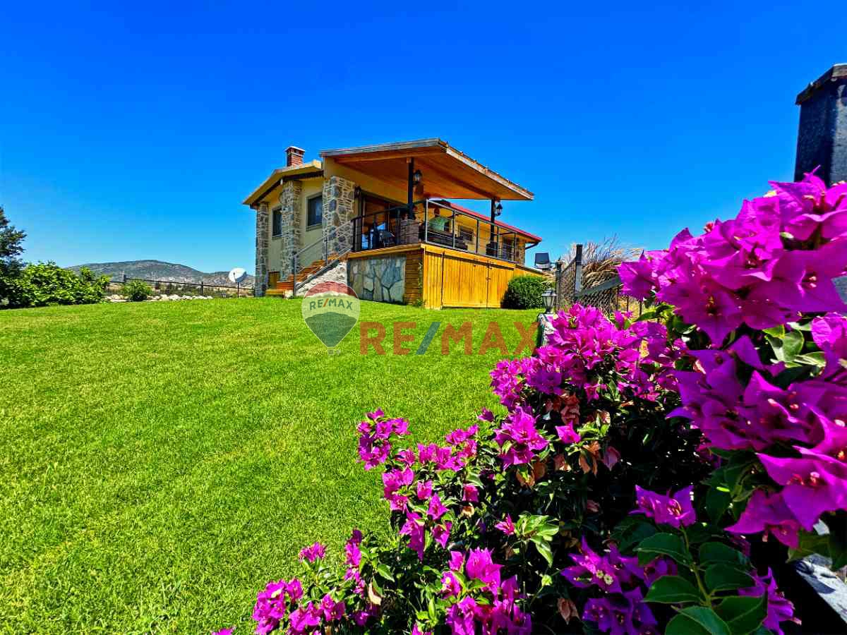 DATÇA KIZLAN’DA, SADE VE SAKİN BİR YAŞAMI SEVENLER İÇİN DOĞA VE DENİZ MANZARALI 2+1 MÜSTAKİL EV