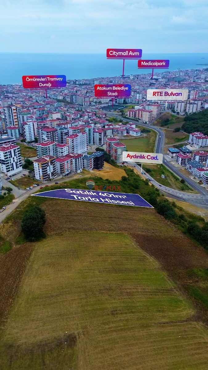 ÇOBANLI / SATILIK 401 M2 TARLA HİSSESİ