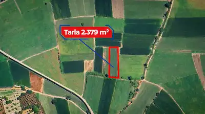RE/MAX İNCİ'DEN BİGADİÇ ÇEKİRDEKLİ MAH. 2.379 M2 SATILIK TARLA