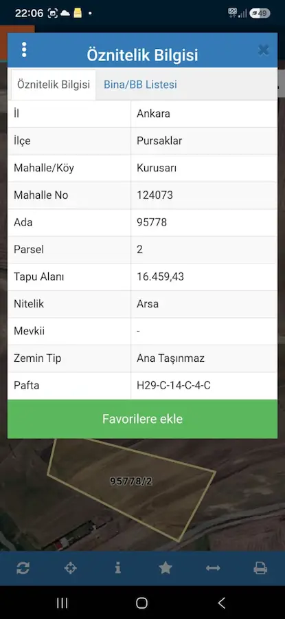 PURSAKLAR KURUSARI MAH. SATILIK İMARLI ARSA