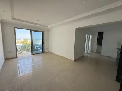 GIRNE ALSANCAK'TA OTURUMA HAZIR SIFIR SATILIK 2+1 DAIRE, DENIZ MANZARALI, SITE İÇERISINDE, BALKONLU