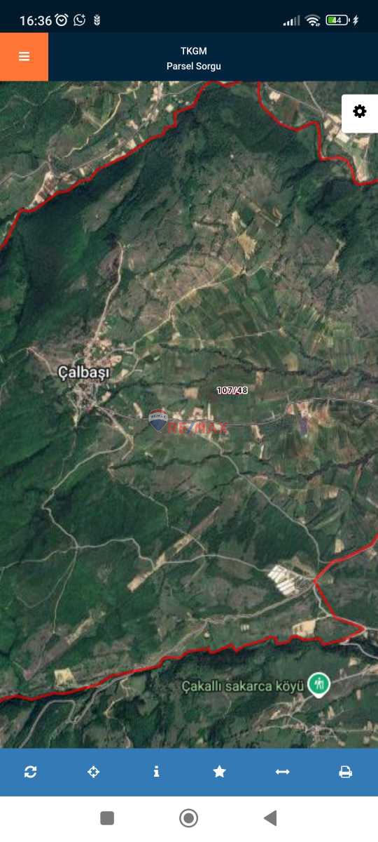 KAVAK ÇALBAŞI KÖYÜ'NDE SATILIK TARLA