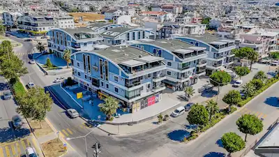 DIDIM EFELER ORACLE MARINA APARTMANLARI SITESINDE SATILIK 1+1 BAHÇE KATI DAIRE