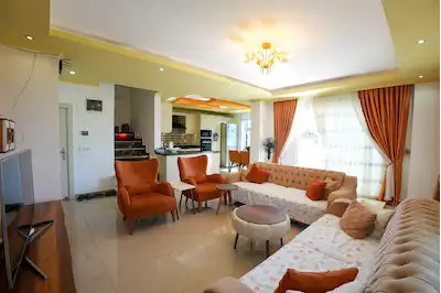 ALANYA KESTEL DE EŞYALI 3+1 DUBLEKS
