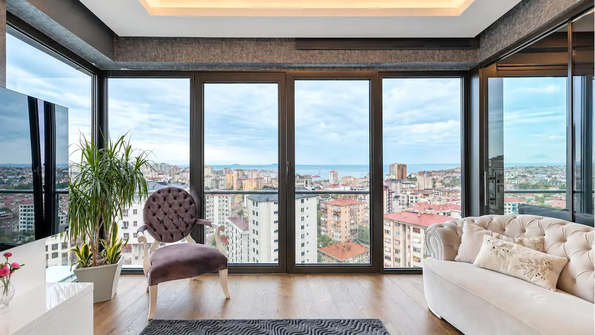 FENERYOLU ZİVERBEY 34’TE 14. KAT DOĞU-GÜNEY CEPHELİ DENİZ MANZARALI  3+1 SATILIK DAİRE
