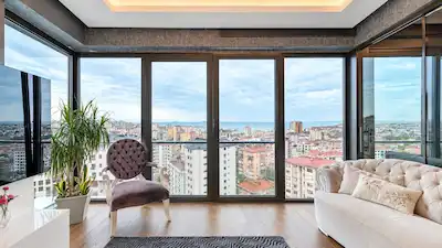 FENERYOLU ZİVERBEY 34’TE 14. KAT DOĞU-GÜNEY CEPHELİ DENİZ MANZARALI 3+1 SATILIK DAİRE