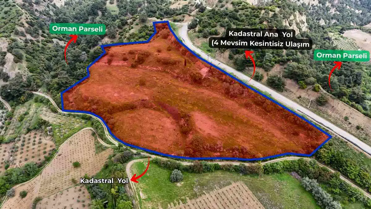 MANISA]SALIHLI]KARAAĞAÇ ¨` DA SATILIK 17.727 M2 SATILIK BAHÇE..