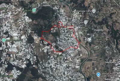 ANTALYA AKSU ALAYLI’DA SATILIK TARLA 13998/5