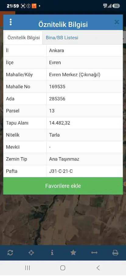 EVREN MERKEZE 850 METRE ; KÖŞE PARSEL KADASTRAL YOLU OLAN SATILIK TARLA