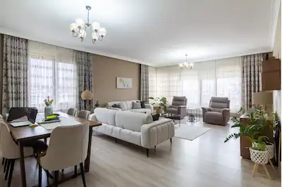 BAĞLICA'DA DOĞA PARK SİTESİNDE ARA KAT SATILIK DAİRE- BAĞLICA ORTAOKULU KARŞISI