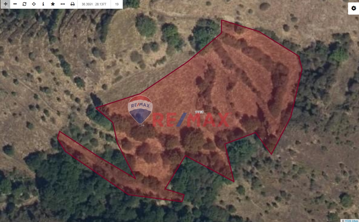 ÖDEMIŞ BOZDAĞ KÜÇÜKÇAVDAR MEVKIINDE SATILIK TARLA