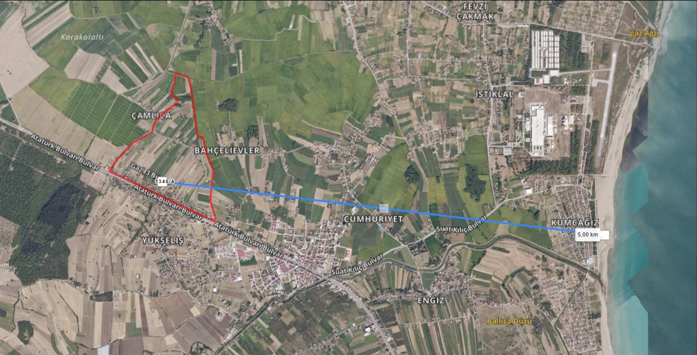 ÇAMLICA MERKEZDE 3 KAT İMARLI, 0.90 EMSALLİ NET KONUT ARSASI!