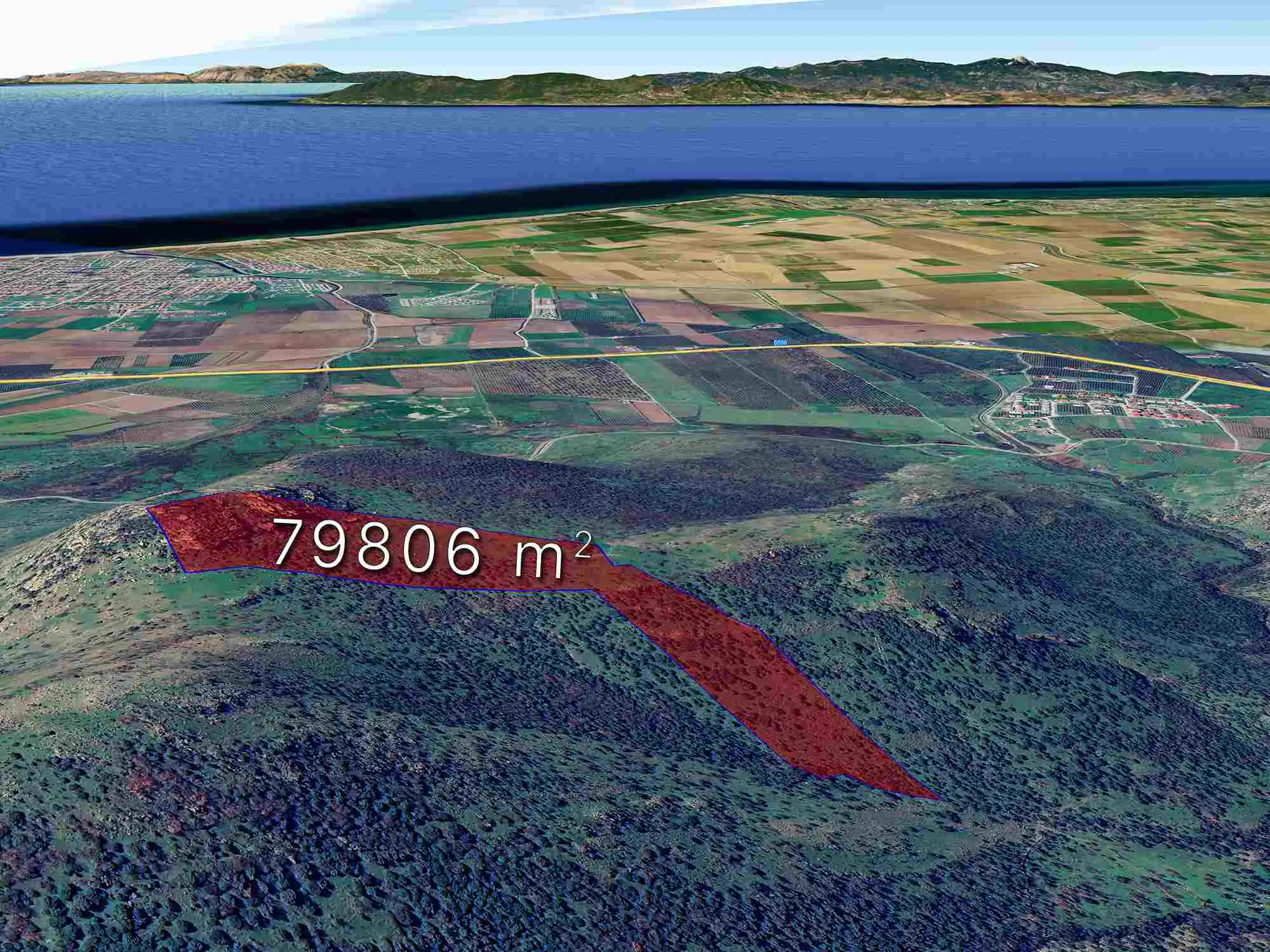 IZMIR DIKILI KIRATLI'DA 80 DÖNÜM DENIZ VE ADALAR MANZARALI SATILIK ZEYTINLIK & PALAMUTLUK