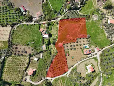 İZMİR'İN ŞİRİNCE KÖYÜ MANZARALI ARSA