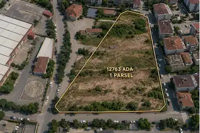 NK - KARTAL'DA TİCARET+TURİZM+KONUT İMARLI 7.446M² ADA BAZINDA ARSA
