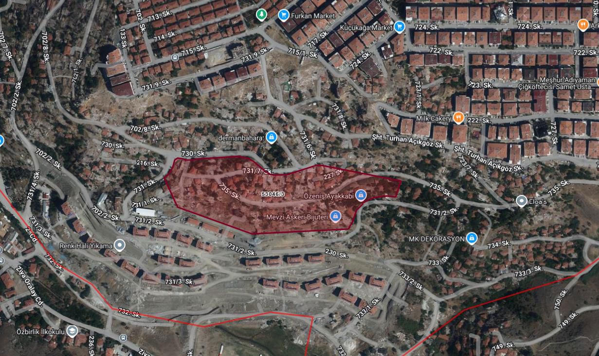 MUTLUDA MİLLET BAHÇESİ YAKINI METRO GÜZERGAHI 300M2 SATILIK ARSA