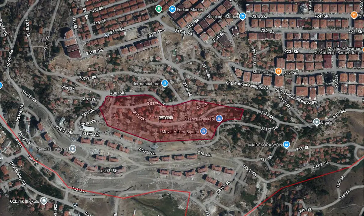MUTLUDA MİLLET BAHÇESİ YAKINI METRO GÜZERGAHI 300M2 SATILIK ARSA