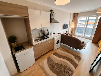 HELENIUM GARDEN SİTESİN DE KİRALIK FULL EŞYALI 1+0 STÜDYO DAİRE