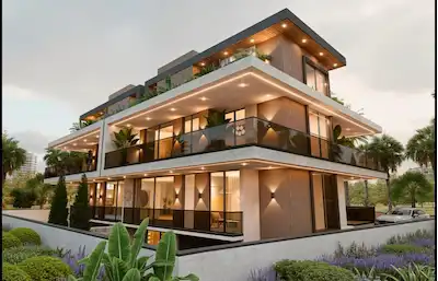 ✨ İSKELE LONG BEACH’TE ÖZEL ASANSÖRLÜ & KAPALI OTOPARKLI İKİZ VİLLA