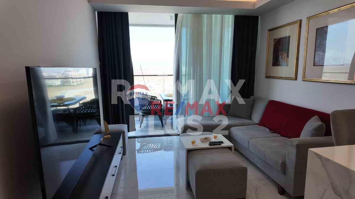 GRAND SAPPHIRE RESORT KİRALIK LÜKS 1+1 DAİRE – HAVUZ VE DENİZ MANZARALI, EŞSİZ KONUM !!!