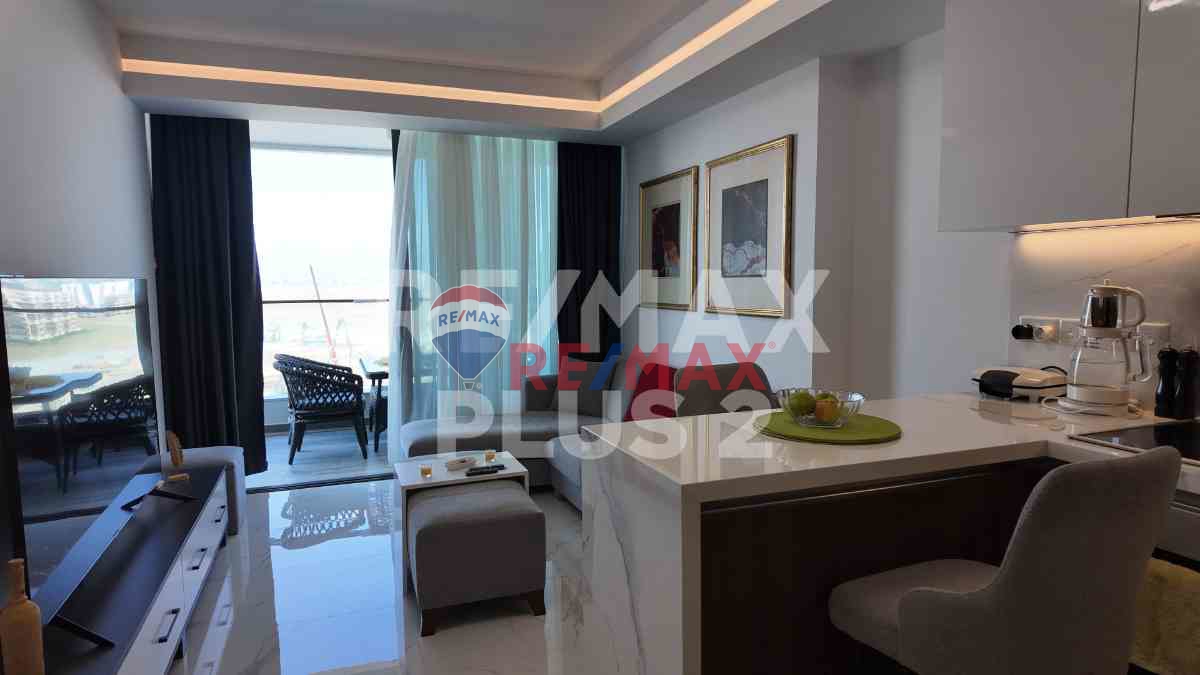 GRAND SAPPHIRE RESORT KİRALIK LÜKS 1+1 DAİRE – HAVUZ VE DENİZ MANZARALI, EŞSİZ KONUM !!!