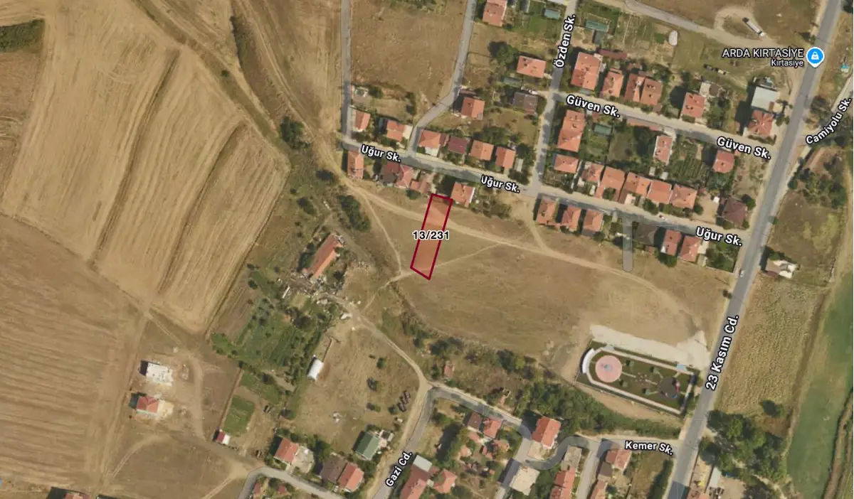 EDİRNE HAVSA'DA MERKEZE ÇOK YAKIN VİLLA İMARLI ARSA