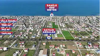 SAMSUN ATAKUM’DA VİLLA PROJELERİNE UYGUN SATILIK ARSA (PARSEL 11)
