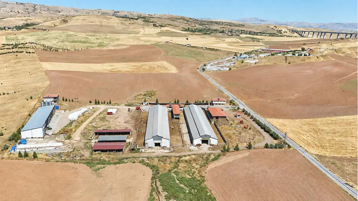ANKARA ELMADAĞ’DA SATILIK AB STANDARTLARINDA KOMPLE BÜYÜKBAŞ HAYVANCILIK SÜT TESİSİ